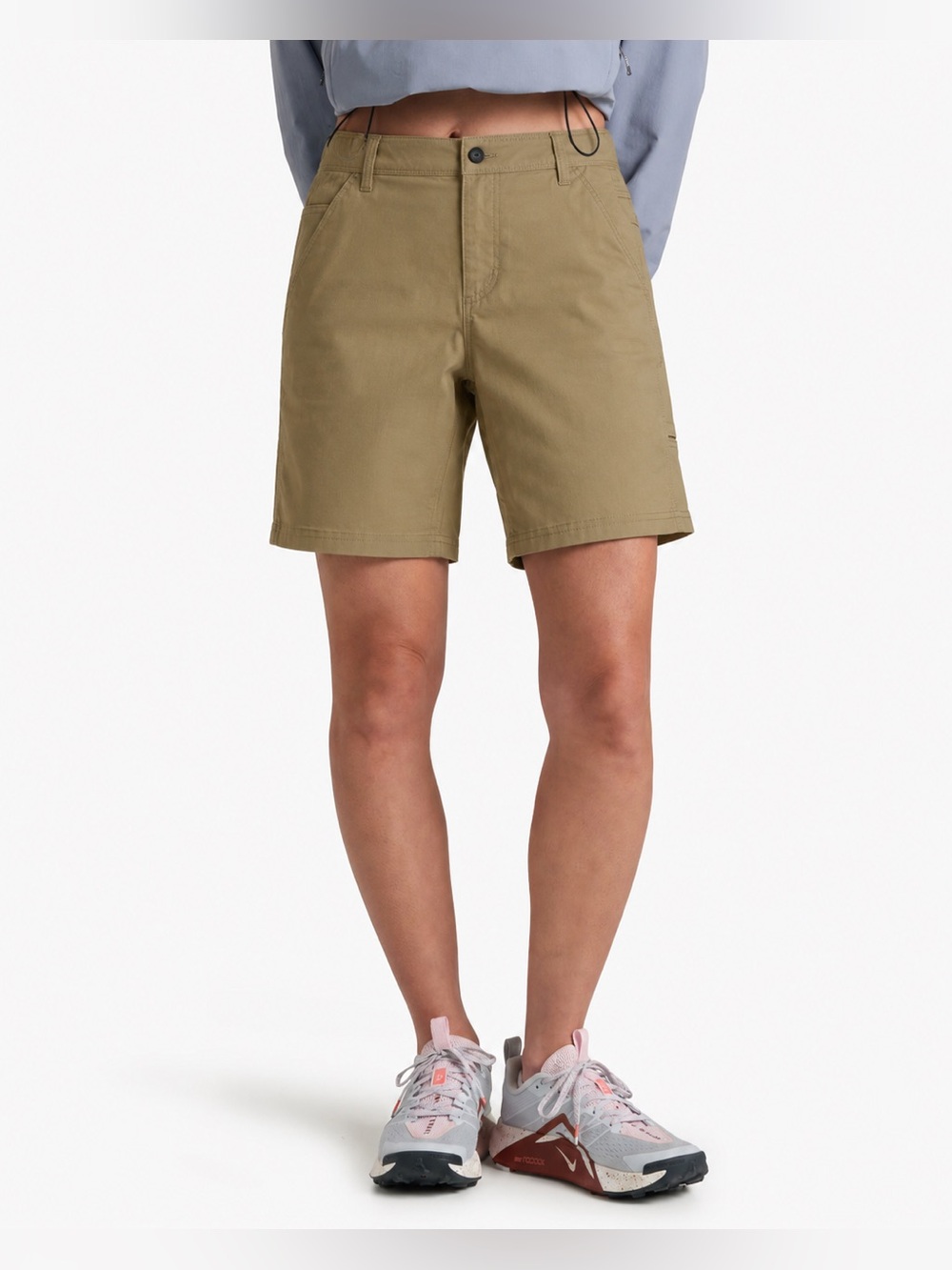 Carhartt Women’s Classic Fit Canvas Shorts Stretch Long 10” Inseam Size 14 1116